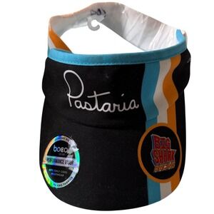 Boco Gear Big Shark Racing Pastaria Performance Visor Black Blue Orange New